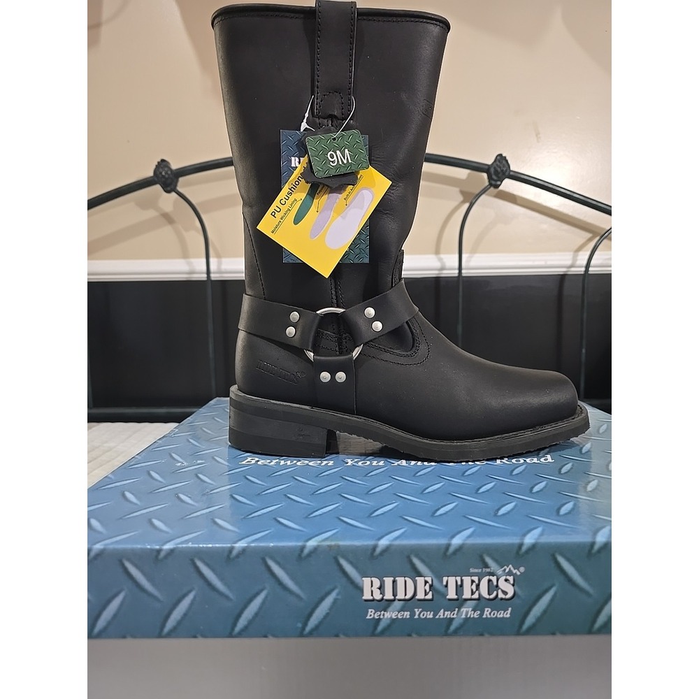 RideTecs Harness Motorcycle Boot. Mens Size 9M